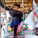 Amusement Ride, Carousel, Parc dâ€™attractions, Fun, Recreation, Park, Fille, Personne, Joy