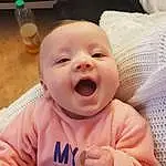 Enfant, Baby, Visage, Facial Expression, Nez, Head, Joue, Bambin, Baby Making Funny Faces, Lip, Mouth, Sourire, Laugh