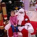 Santa Claus, Noël, Christmas Decoration, Fictional Character, Event, Holiday, Lap, Fun, Personne