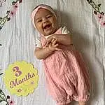 Sourire, Facial Expression, Happy, Rose, Handwriting, Petal, Baby & Toddler Clothing, People In Nature, Plante, Pattern, Bambin, Enfant, Art, Magenta, Herbe, Baby, Vintage Clothing, Linens, Spring, Fleur, Personne, Headwear