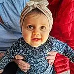 Peau, Lip, Facial Expression, Human Body, Sourire, Textile, Sleeve, Cap, Baby & Toddler Clothing, Happy, Iris, Gesture, Headgear, Finger, Bambin, Baby, Fun, Thumb, Pattern, Personne, Headwear