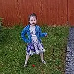People In Nature, Leaf, Plante, Dress, Herbe, Happy, Bambin, Pattern, Grassland, Electric Blue, Fun, Baby & Toddler Clothing, Enfant, Door, Recreation, Walking, Soil, Garden, Play, Personne