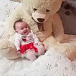 Blanc, Peau, Teddy Bear, BÃ©bÃ©, Textile, Stuffed Toy, Jouets, Enfant, Hiver, Fille, Bambin, Bedtime, Personne
