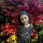Lip, Sourire, Plante, People In Nature, Botany, Branch, Happy, Flash Photography, Rose, Herbe, Red, Woody Plant, Tints And Shades, Beauty, Magenta, Deciduous, Arbre, Spring, Bambin, Flowering Plant, Personne, Joy