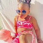 Lunettes, Jambe, One-piece Swimsuit, Shorts, Human Body, Dress, Sunglasses, Waist, Rose, Thigh, Swimwear, Eyewear, Goggles, Knee, Baby & Toddler Clothing, Undergarment, Chest, Trunk, Magenta, Beauty, Personne
