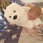 Comfort, Jouets, Happy, Baby & Toddler Clothing, Teddy Bear, Bambin, Baby, Linens, Stuffed Toy, Chien de compagnie, Pattern, Poil, Peluches, Enfant, Baby Toys, Bedding, Room, Panda, Baby Sleeping, Personne