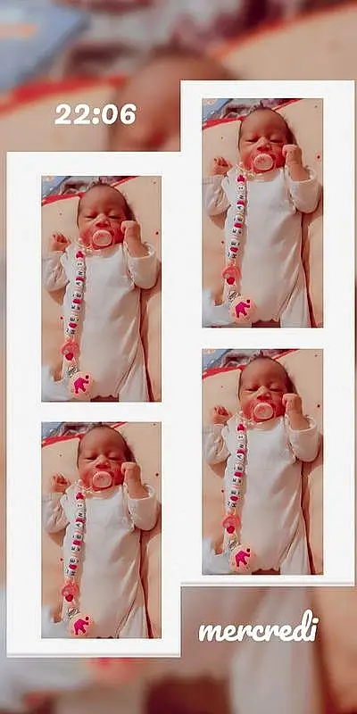 Clothing, Visage, Peau, VÃªtements dâ€™extÃ©rieur, Photograph, Facial Expression, Blanc, Neck, Baby & Toddler Clothing, Textile, Sleeve, Picture Frame, Debout, Rose, Baby, Gesture, Bambin, Collar, Red, Magenta, Personne