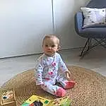 Enfant, Bambin, Play, Assis, Room, Baby, Carpet, Baby Toys, Personne