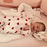 Peau, Comfort, Baby & Toddler Clothing, Textile, Sleeve, Rose, Baby, Bambin, Linens, Baby Sleeping, Bedding, Enfant, Bed, Pattern, Room, Carmine, Bedtime, Flesh, Human Leg, Bed Sheet, Personne, Joy